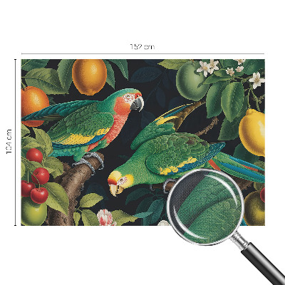 35D-Fototapete mit tropischem Abenteuer-Motiv