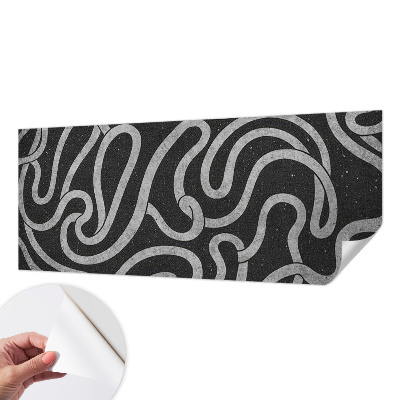 35D-Fototapete fürs Wohnzimmer Verdrehte Formen