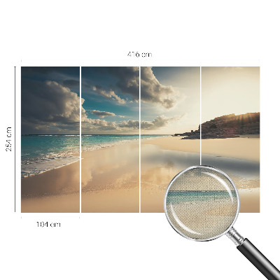 Moderne Fototapete nach Maß Sonnenküste