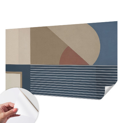 Selbstklebende Fototapete fürs Wohnzimmer Harmonische Geometrie