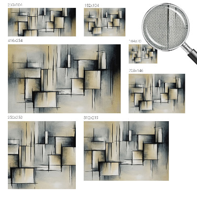 Hochwertige Bildtapete Abstrakte Geometrie