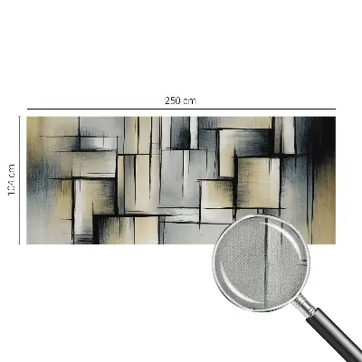 Hochwertige Bildtapete mit abstrakter Geometrie