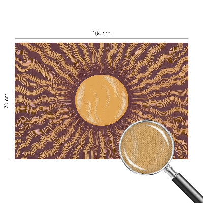 Selbstklebende Fototapete fürs Kinderzimmer Sonnenstrahlen