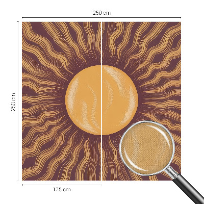 Selbstklebende Fototapete fürs Kinderzimmer Sonnenstrahlen