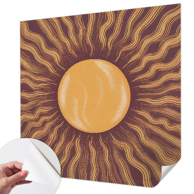 Selbstklebende Fototapete fürs Kinderzimmer Sonnenstrahlen