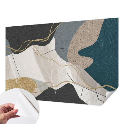 Motivtapete fürs Wohnzimmer Abstrakte Formen