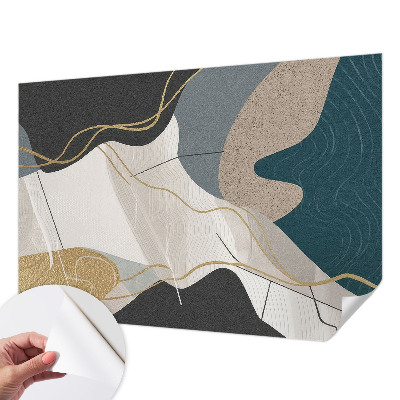 Motivtapete fürs Wohnzimmer Abstrakte Formen