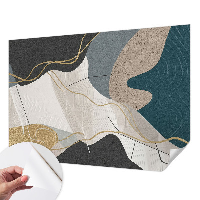 Motivtapete fürs Wohnzimmer Abstrakte Formen