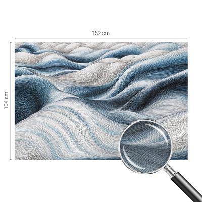 Fototapete in 3D-Optik Sanfte Wellen