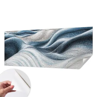 Fototapete in 3D-Optik mit Motiv sanfter Wellen