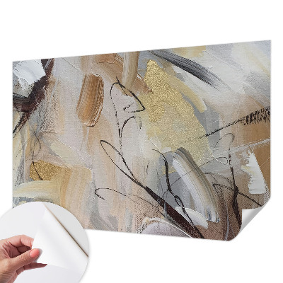 Selbstklebende Fototapete fürs Wohnzimmer Abstrakte Komposition