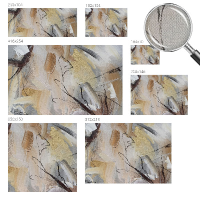 Selbstklebende Fototapete fürs Wohnzimmer Abstrakte Komposition