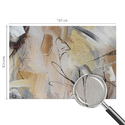 Selbstklebende Fototapete fürs Wohnzimmer Abstrakte Komposition