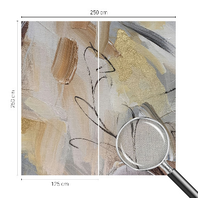 Selbstklebende Fototapete fürs Wohnzimmer Abstrakte Komposition