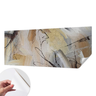 Selbstklebende Fototapete fürs Wohnzimmer Abstrakte Komposition