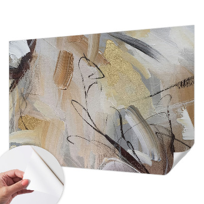 Selbstklebende Fototapete fürs Wohnzimmer Abstrakte Komposition