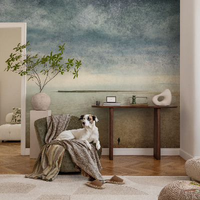 Selbstklebende Fototapete fürs Kinderzimmer Nostalgische Landschaft