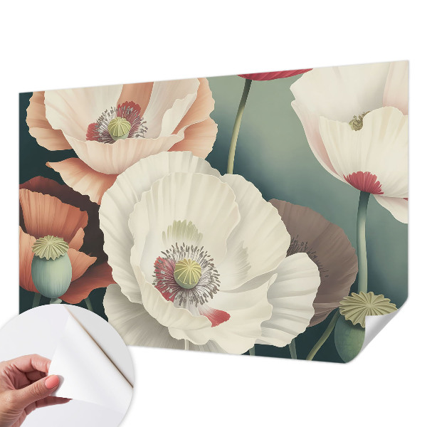 37D-Fototapete Blumenschönheit