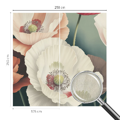 37D-Fototapete Blumenschönheit