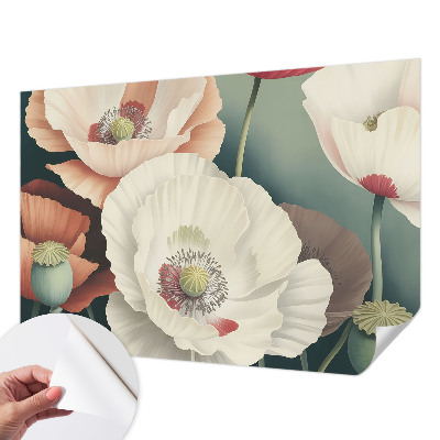 37D-Fototapete Blumenschönheit