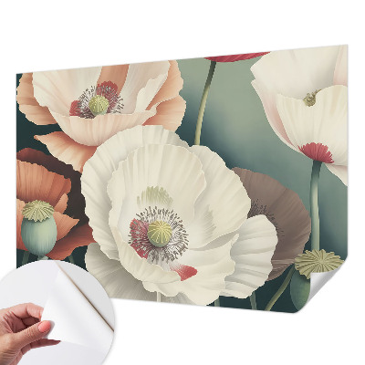 37D-Fototapete Blumenschönheit