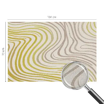 37D-Fototapete fürs Wohnzimmer mit fließendem, elegantem Muster