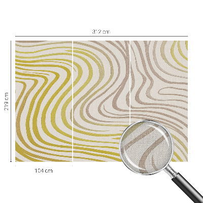 37D-Fototapete fürs Wohnzimmer Flüssige Eleganz