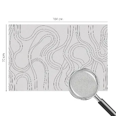 Moderne Fototapete nach Maß mit Bio‑Linien‑Motiv