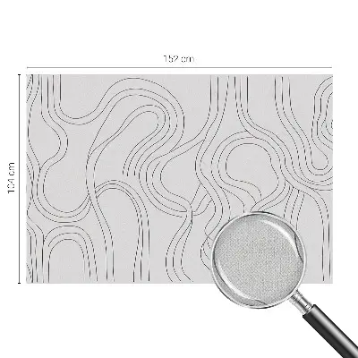 Moderne Fototapete nach Maß mit Bio‑Linien‑Motiv