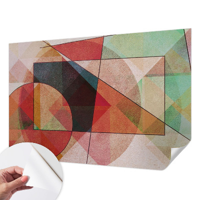 Motivtapete nach Maß mit geometrischer abstraktion