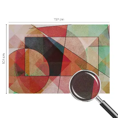 Motivtapete nach Maß mit geometrischer abstraktion