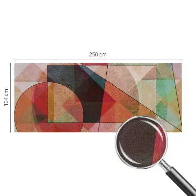 Motivtapete nach Maß mit geometrischer abstraktion