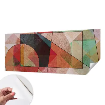 Motivtapete nach Maß mit geometrischer abstraktion