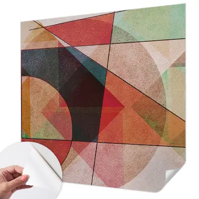Motivtapete nach Maß mit geometrischer abstraktion