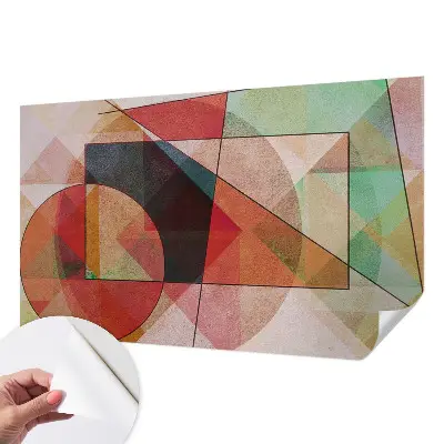 Motivtapete nach Maß mit geometrischer abstraktion