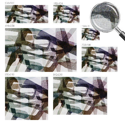 Vintage tapete Bunte Schleifen