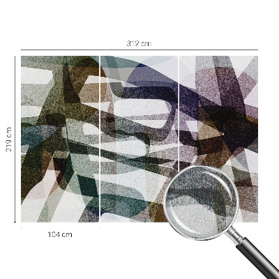 Vintage tapete Bunte Schleifen