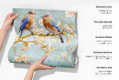 Vintage tapete Bunte Schleifen