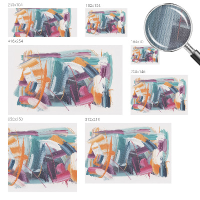 Selbstklebende Fototapete fürs Kinderzimmer Energetische Striche