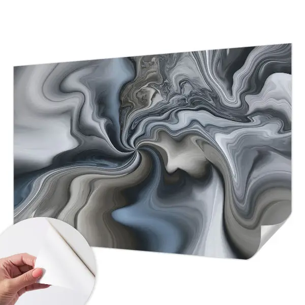 Selbstklebende Fototapete fürs Wohnzimmer mit Motiv wirbelnder Wolken