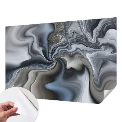 Selbstklebende Fototapete fürs Wohnzimmer mit Motiv wirbelnder Wolken