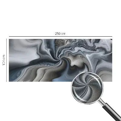 Selbstklebende Fototapete fürs Wohnzimmer mit Motiv wirbelnder Wolken