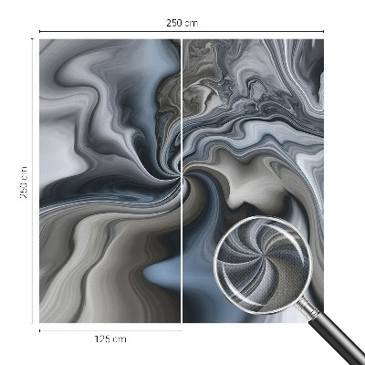 Selbstklebende Fototapete fürs Wohnzimmer Wirbelnde Wolken