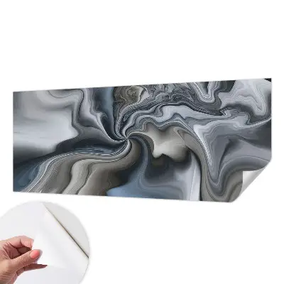Selbstklebende Fototapete fürs Wohnzimmer mit Motiv wirbelnder Wolken