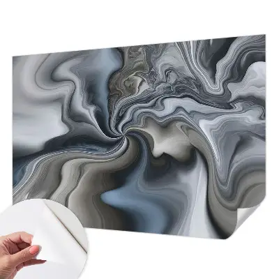Selbstklebende Fototapete fürs Wohnzimmer mit Motiv wirbelnder Wolken