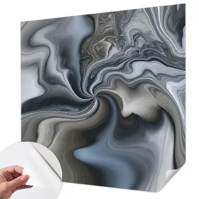 Selbstklebende Fototapete fürs Wohnzimmer mit Motiv wirbelnder Wolken