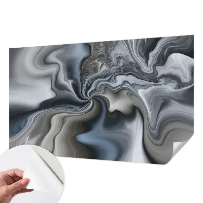 Selbstklebende Fototapete fürs Wohnzimmer mit Motiv wirbelnder Wolken