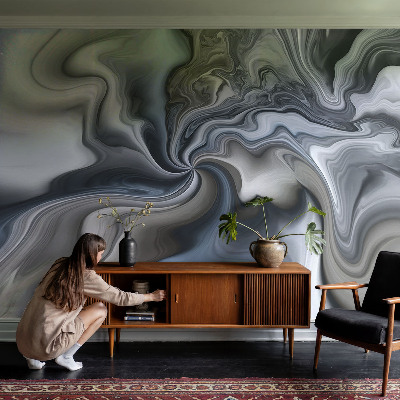 Selbstklebende Fototapete fürs Wohnzimmer Wirbelnde Wolken