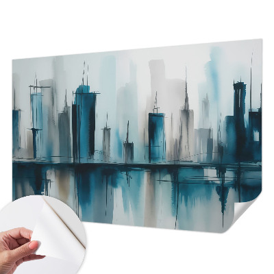 Selbstklebende Fototapete fürs Schlafzimmer mit Stadtlandschaften als Motiv