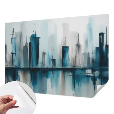 Selbstklebende Fototapete fürs Schlafzimmer mit Stadtlandschaften als Motiv